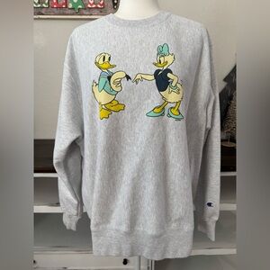 New Champion X Disney Unisex Donald & Daisy Graphic Sweatshirt Nordstrom Size L